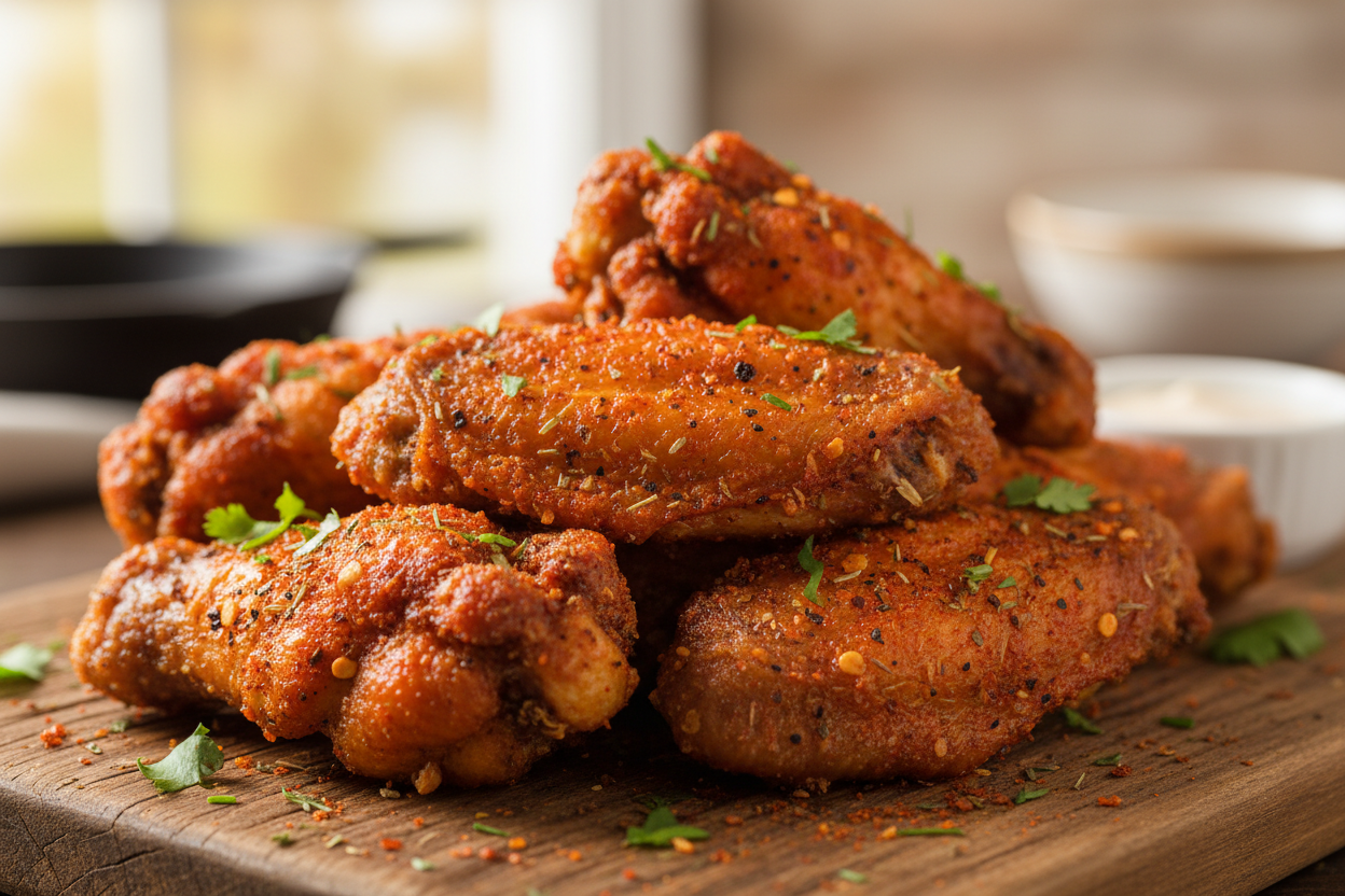 Cajun rub wings